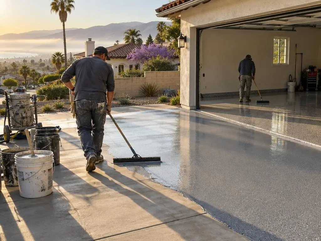 Polyaspartic Floors in Los Angeles, CA